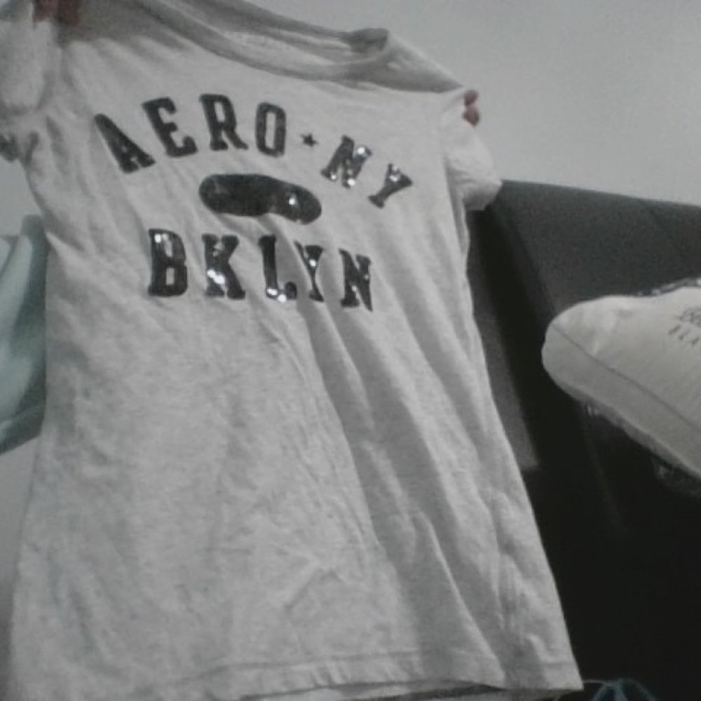 Areo white tee